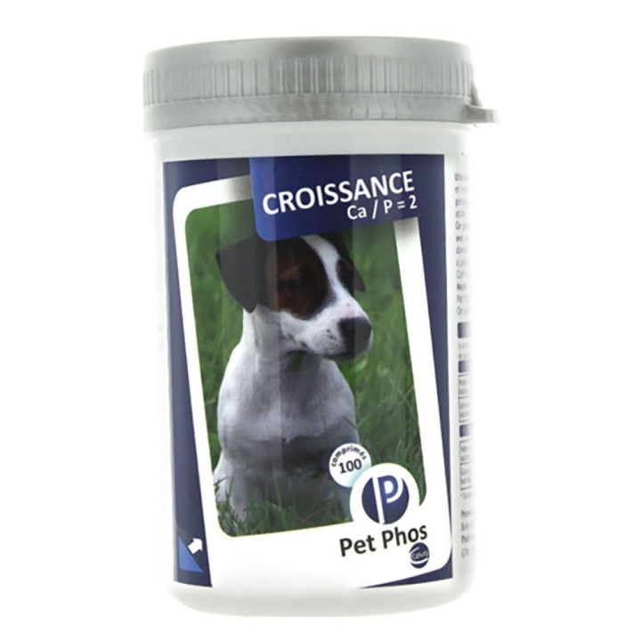 Pet-Phos Growth Ca/P2 - 2 x 100 Tabletten