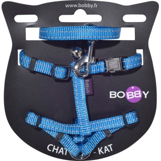 Bobby Katzengeschirr SAFE - Blau
