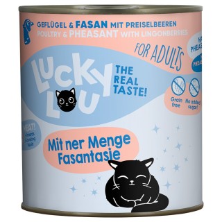 Lucky Lou Adult 6 x 800 g - Geflügel & Fasan