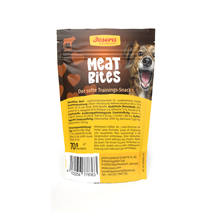 JOSERA Meat Hearts Beef 70g