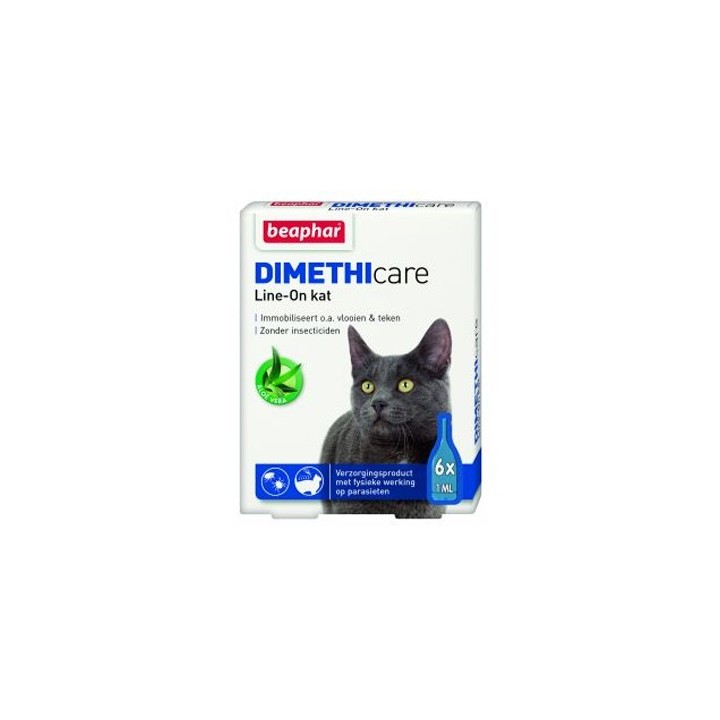 Beaphar DIMETHIcare Line-on Katze - 6 Pipetten