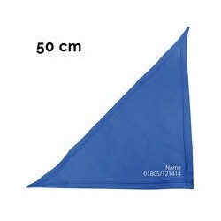 Schecker - Besticktes Halstuch Tel. Nr. +  Name [50cm - Royalblau]