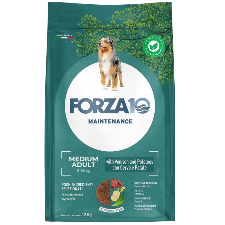 Forza 10 Medium Maintenance mit Hirsch & Kartoffeln - 12 kg