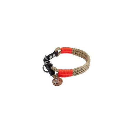 Hamburg Dogs Hundehalsband Bootsmann Syltschnalle [XL: ca. 52-58 cm]
