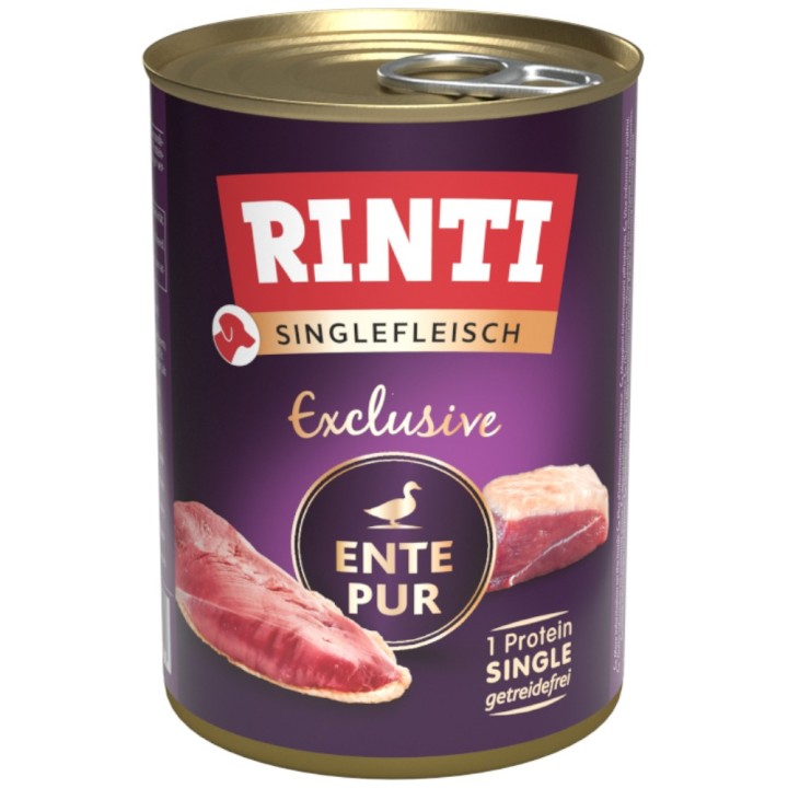 RINTI Singlefleisch 24 x 400 g - Exclusive Ente pur