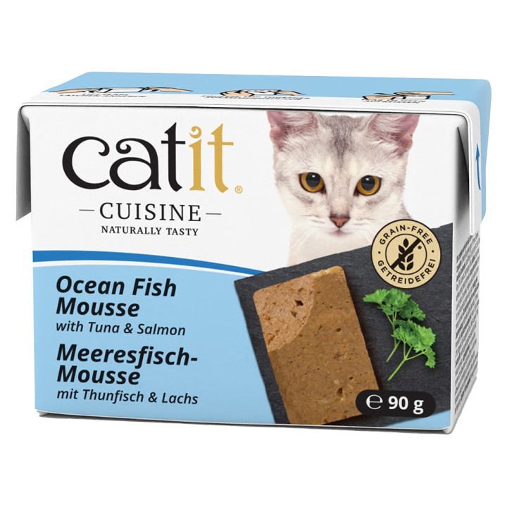 Catit Cuisine Mousse 12 x 90 g - Thunfisch mit Lachs