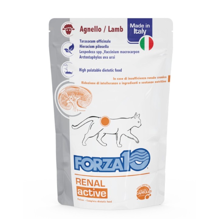 Forza 10 Renal Actiwet für Katzen 12 x 100 g - Lamm