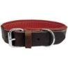 Schecker - Schecker Hunde-Halsband "Moorfeuer", Farbe: braun-feuerrot [40 cm lang x 20 mm breit]