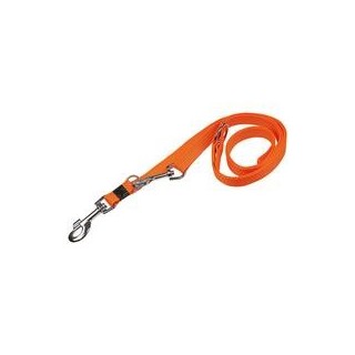Karlie - Neon & Reflex Hunde-Führleine [200 cm x 20 mm, Farbe: Neonorange]