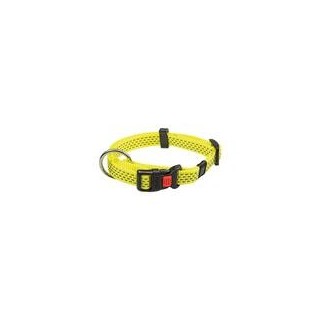 Karlie - Neon & Reflex Hunde-Halsband [30-45 cm x 15 mm, Farbe: Neongelb]