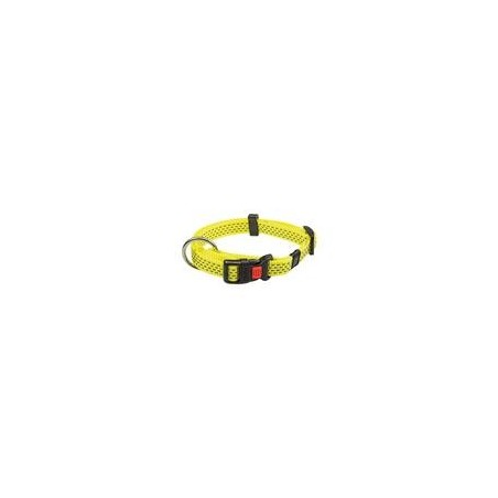 Karlie - Neon & Reflex Hunde-Halsband [30-45 cm x 15 mm, Farbe: Neongelb]