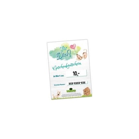 Geschenk-Gutschein, schon ab 10,-