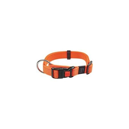 Karlie - Neon & Reflex Hunde-Halsband [45-65 cm x 25 mm, Farbe: Neonorange]