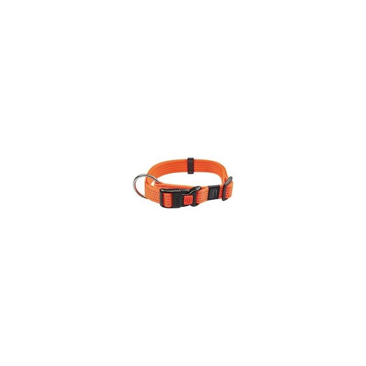 Karlie - Neon & Reflex Hunde-Halsband [45-65 cm x 25 mm, Farbe: Neonorange]