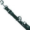 Trixie - Zügelleder-Kollektion "Leder-Führleine", Farbe: schwarz [200 cm x 22 mm]