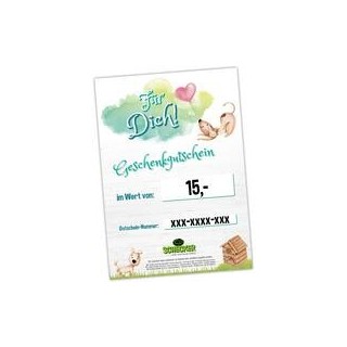 Geschenk-Gutschein, schon ab 10,-