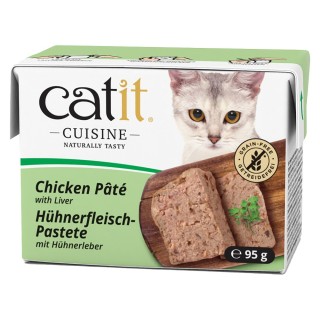 Catit Cuisine Pastete 12 x 95 g - Huhn mit Leber