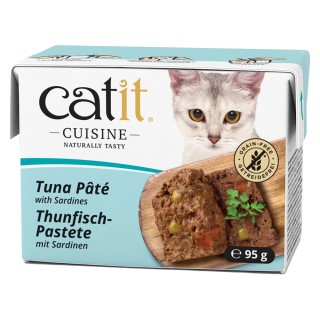 Catit Cuisine Pastete 12 x 95 g - Thunfisch mit Sardinen
