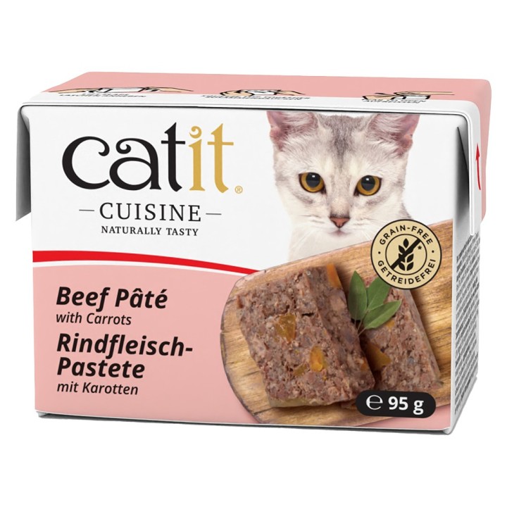 Catit Cuisine Pastete 12 x 95 g - Rind mit Karotten