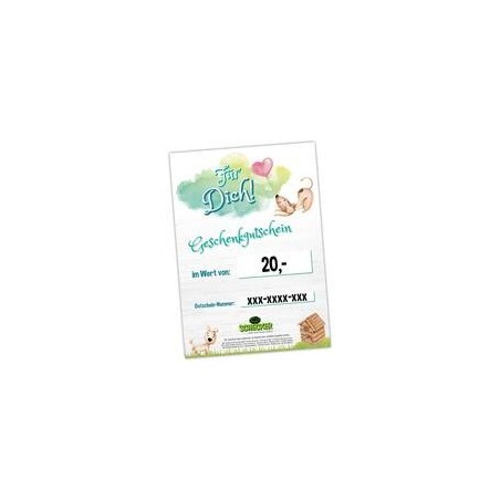 Geschenk-Gutschein, schon ab 10,-