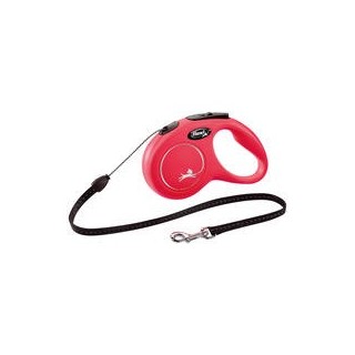 Flexi - Flexi® NEW Classic, 5 m / 12 kg - mit Seil [Rot]