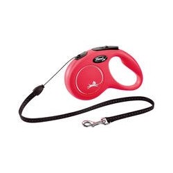 Flexi - Flexi® NEW Classic, 5 m / 12 kg - mit Seil [Rot]