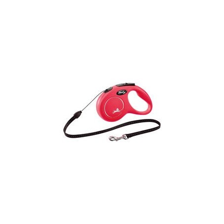 Flexi - Flexi® NEW Classic, 5 m / 12 kg - mit Seil [Rot]