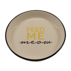 Futternapf für Katzen Duvoplus Stone Feed Me Meow