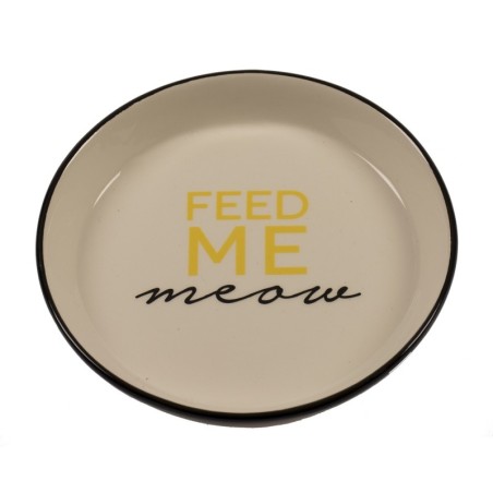 Futternapf für Katzen Duvoplus Stone Feed Me Meow