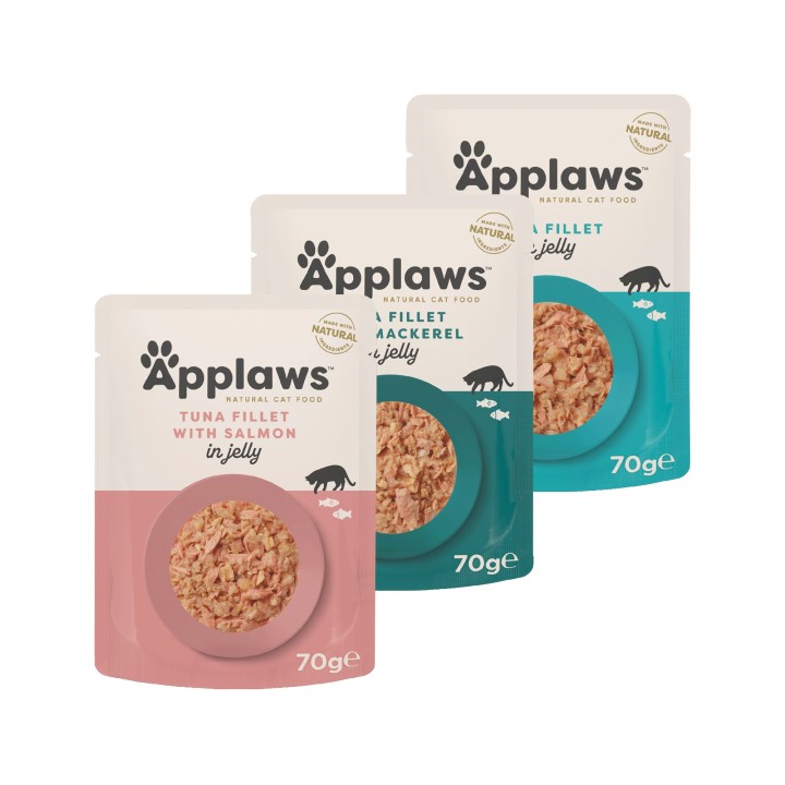 Applaws in Jelly Katzenfutter - Frischebeutel - Tuna - 16 x 70 g