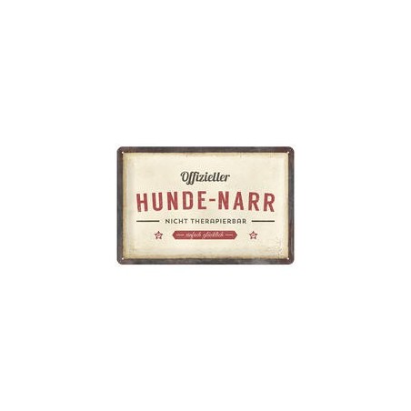 Nostalgic-Art Schild "Hunde-Narr" [Hunde -Narr]