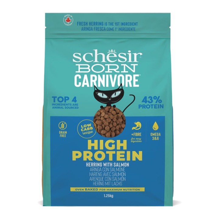 Schesir Born Carnivore High Protein Hering mit Lachs - 1,25 kg