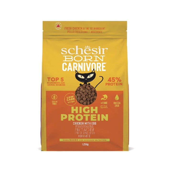 Schesir Born Carnivore High Protein Huhn mit Ei - 1,25 kg