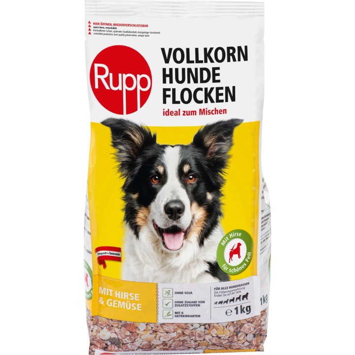 Rupp Vollkornhundeflocken mit Gemüse - 1 kg