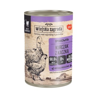 Wiejska Zagroda Cat 12 x 400 g - Huhn mit Ente