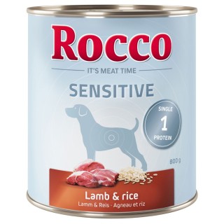 Rocco Sensitive 6 x 400 g / 800 g 6 x 800 g: Lamm mit Reis