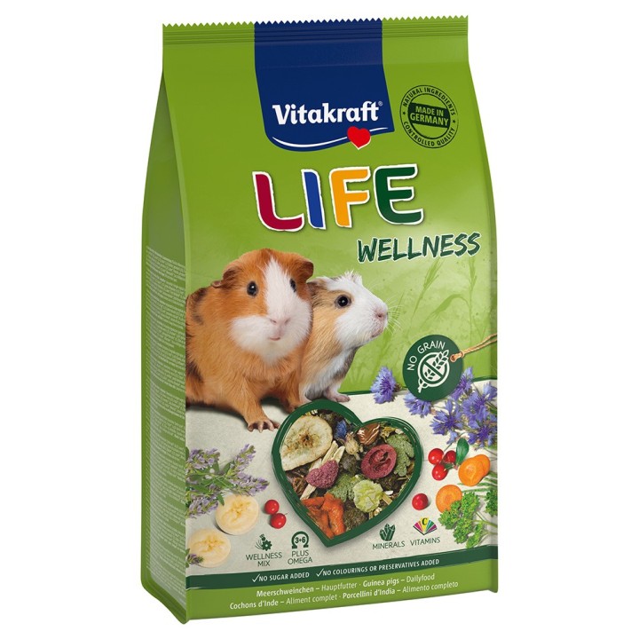 Vitakraft Life Wellness Meerschweinchen - 600 g
