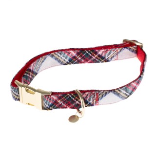 Nomad Tales Tartan: Halsband, Leine, Kotbeutelspender, Scrunchie - Halsband Größe S: 24-36 cm Halsumfang
