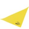 Schecker - Besticktes Halstuch Pfotenspur + Name [35cm - Gelb]