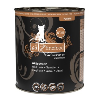 catz finefood Purrrr 6 x 800 g/750 g - No.109 Wildschwein (6 x 800 g)