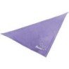 Schecker - Besticktes Halstuch Pfotenspur + Name [35cm - Flieder]