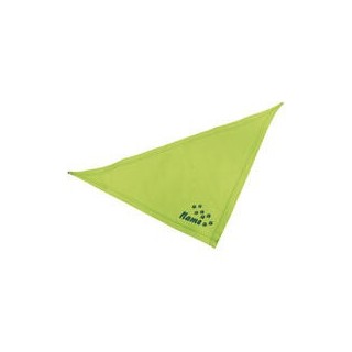 Schecker - Besticktes Halstuch Pfotenspur + Name [50cm - Kiwi]
