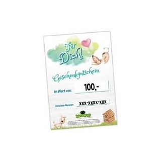 Geschenk-Gutschein, schon ab 10,-