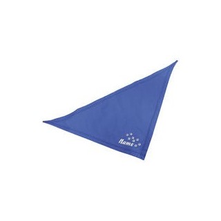 Schecker - Besticktes Halstuch Pfotenspur + Name [50cm - Royalblau]