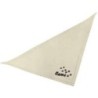Schecker - Besticktes Halstuch Pfotenspur + Name [65cm - Beige]