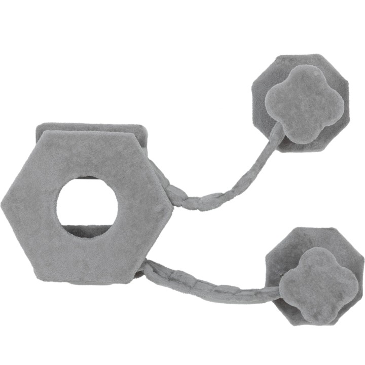 PawHut Katzen Kletterwand, Katzenliege mit Stufen, Katzenhöhle, Sprungturm, Spielzeugball, Katzenplattform für Katzen bis 5 k