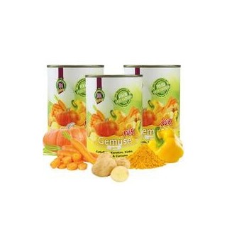 Schecker - Gemüse PUR - gelb [3 x 410g]