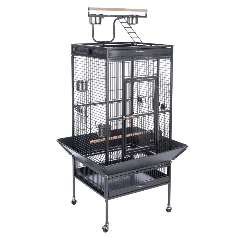 TIAKI Papageienkäfig Noble - L 82 x B 77,4 x H 164 cm