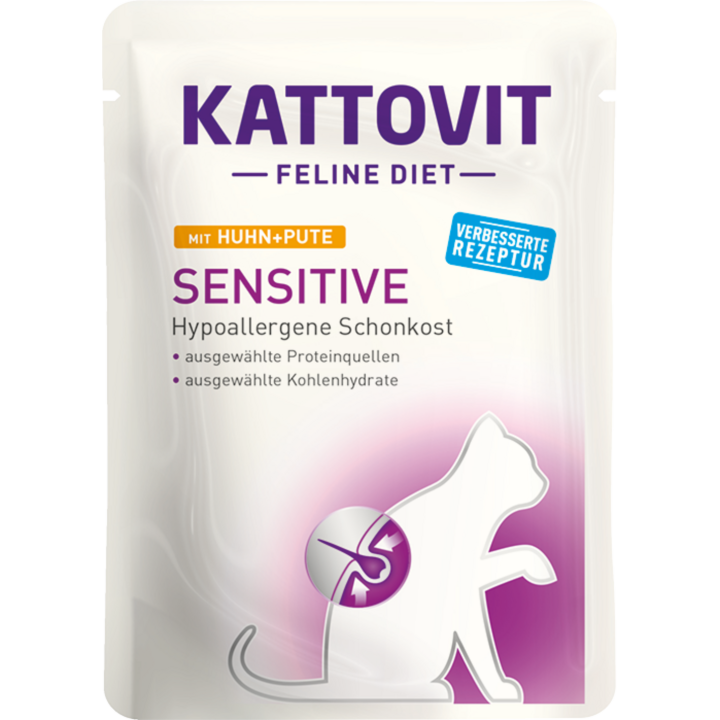 Kattovit Sensitive Frischebeutel  - Huhn+Pute