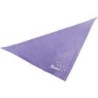 Schecker - Besticktes Halstuch Pfotenspur + Name [65cm - Flieder]
